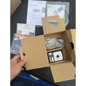 Vintage Olympus FE-210 Digital Camera Complete In Box